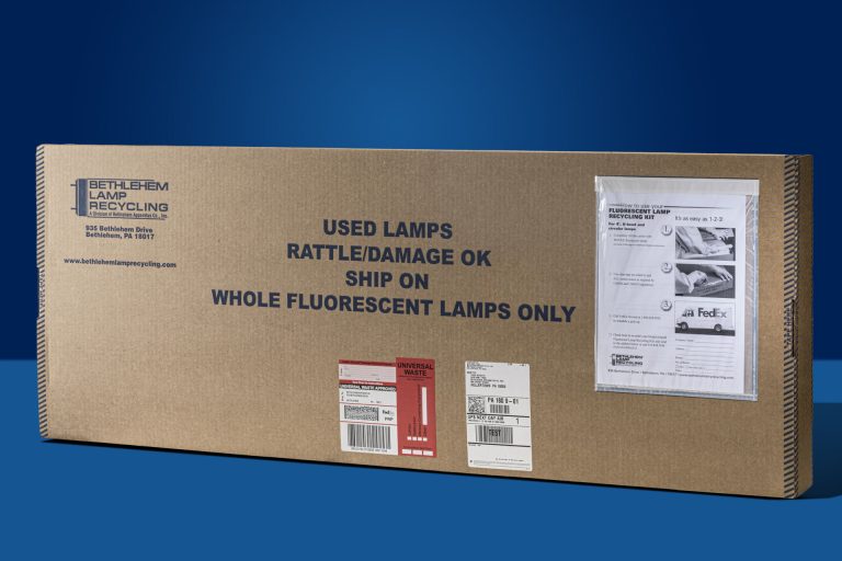 Prepaid 8 ft. Fluorescent Lamp Recycling Kit (For 6' or 8' Lamps ...